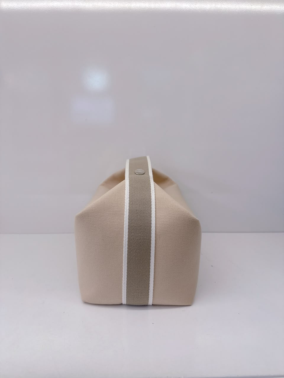 NATUREL COTTON  CANVAS BRIDE-A-BRAC CASE, LARGE MODEL
