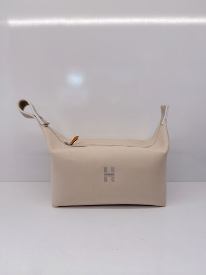 NATUREL COTTON  CANVAS BRIDE-A-BRAC CASE, LARGE MODEL