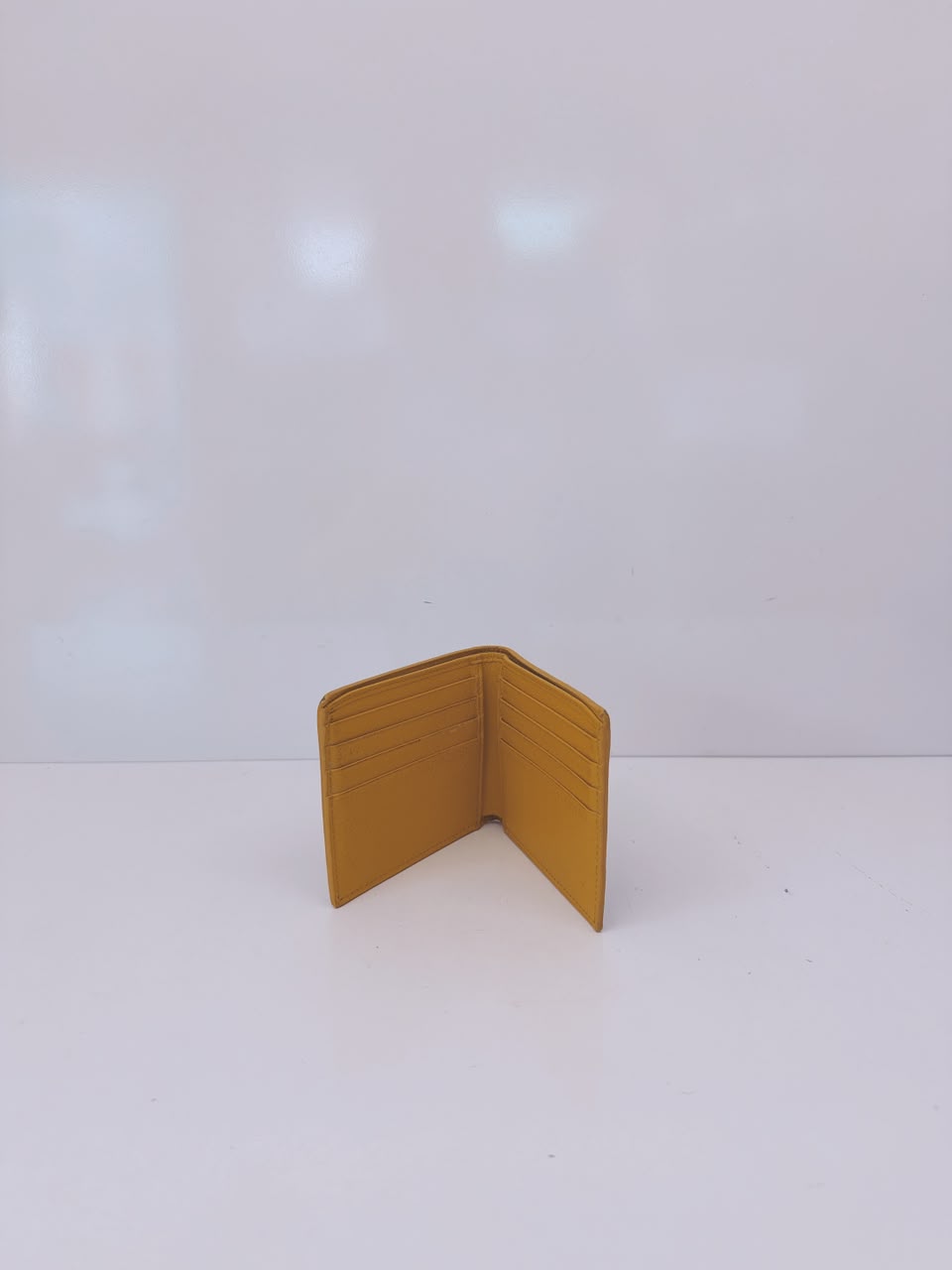 BEIGE YELLOW GG SUPREME CANVAS BIFOLD WALLET