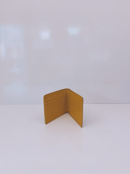 BEIGE YELLOW GG SUPREME CANVAS BIFOLD WALLET