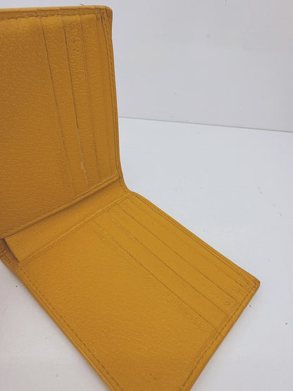 BEIGE YELLOW GG SUPREME CANVAS BIFOLD WALLET
