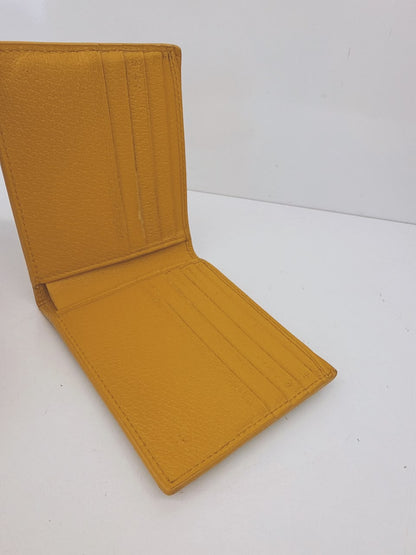 BEIGE YELLOW GG SUPREME CANVAS BIFOLD WALLET