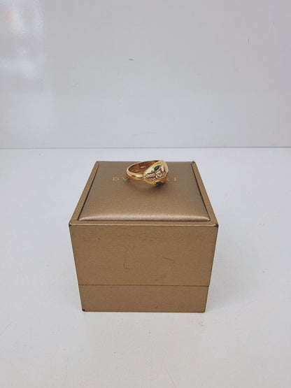 18K ROSE GOLD AND DIAMONDS SERPENTI SEDUTTORI RING 43