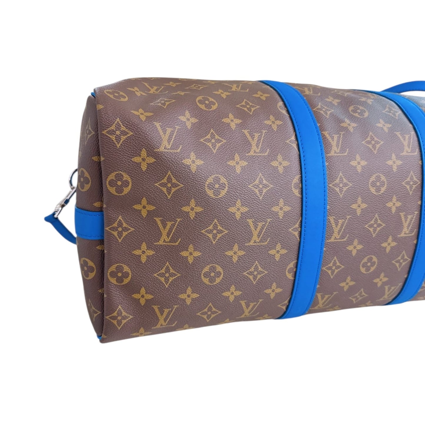 BLUE MONOGRAM MACASSAR KEEPALL BANDOULIERE 50