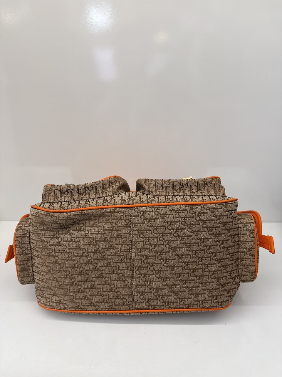 BEIGE ORANGE DIORISSIMO STREET CHIC CARGO VINTAGE HOBO BAG