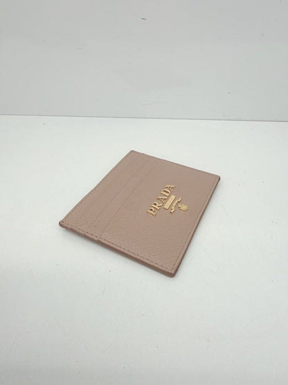 CIPRIA SAFFIANO METAL CARD HOLDER