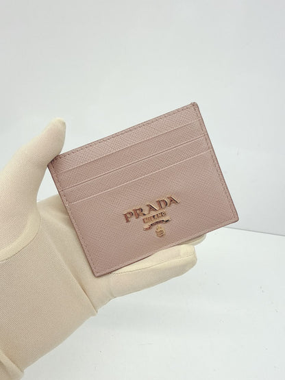 CIPRIA SAFFIANO METAL CARD HOLDER
