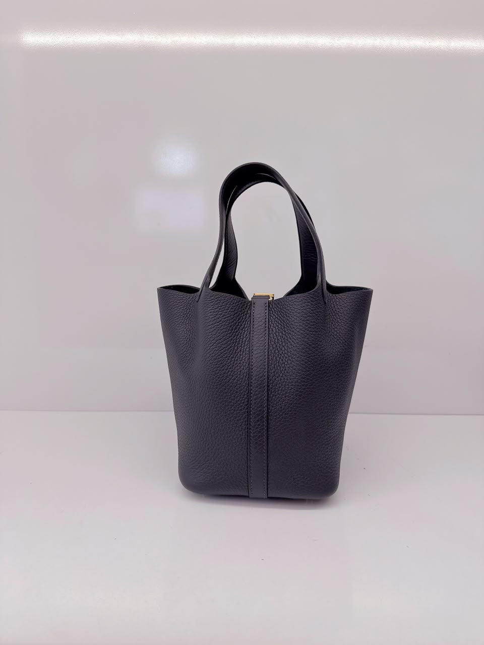 CABAN TAURILLON CLEMENCE LEATHER PICOTIN LOCK 18 BAG GHW