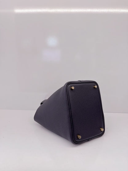 CABAN TAURILLON CLEMENCE LEATHER PICOTIN LOCK 18 BAG GHW