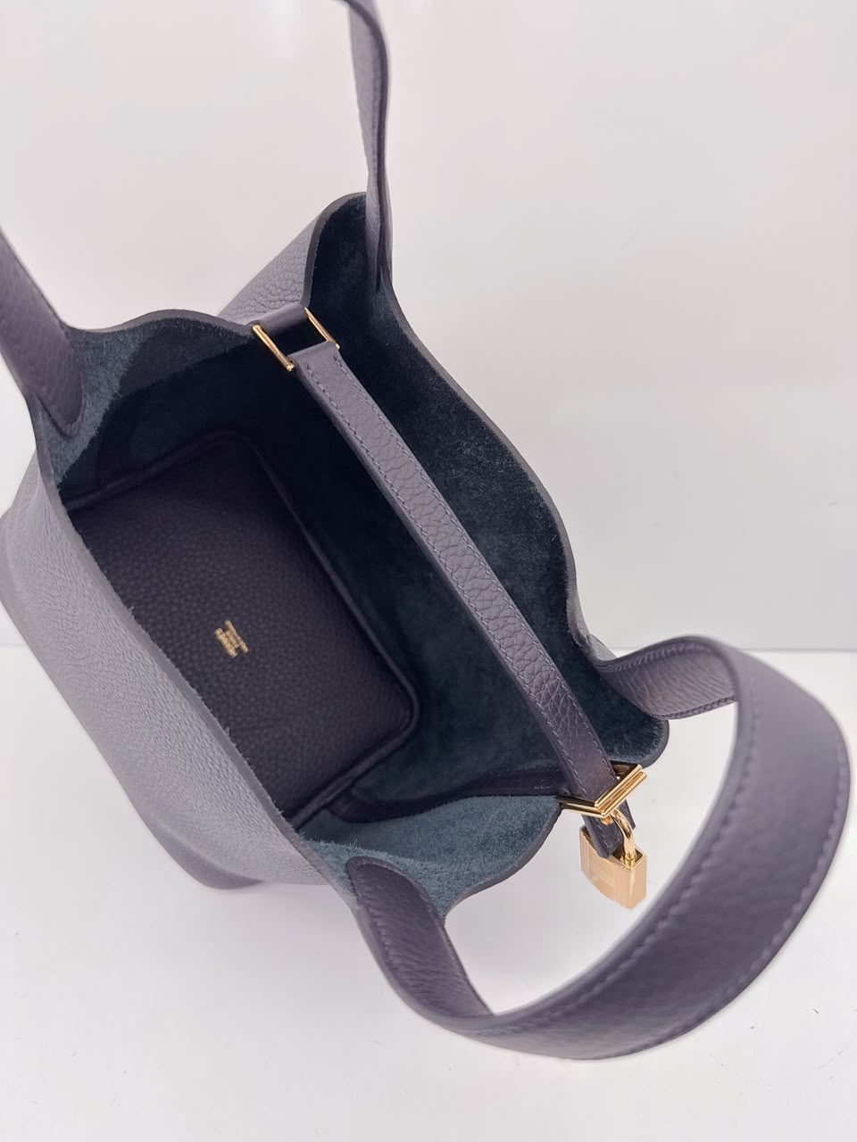 CABAN TAURILLON CLEMENCE LEATHER PICOTIN LOCK 18 BAG GHW