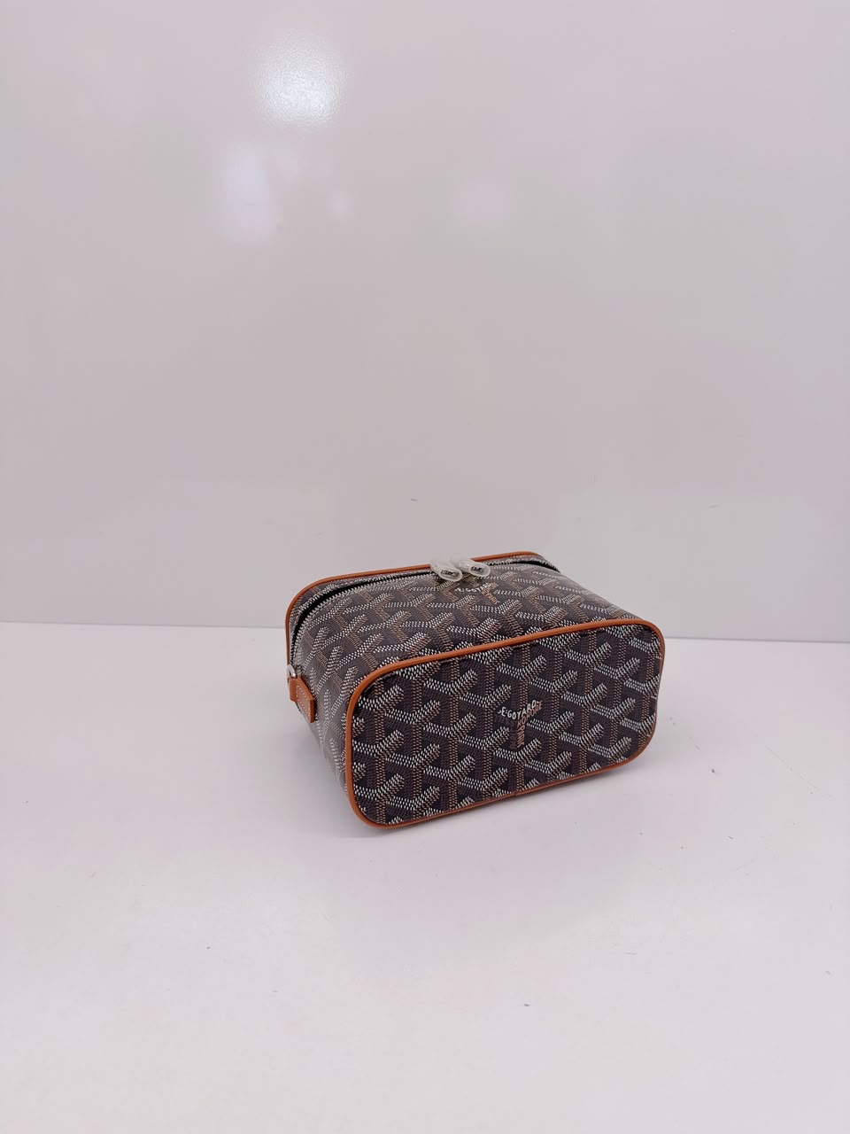 NATUREL BLACK GOYARDINE MUSE MINI VANITY CASE
