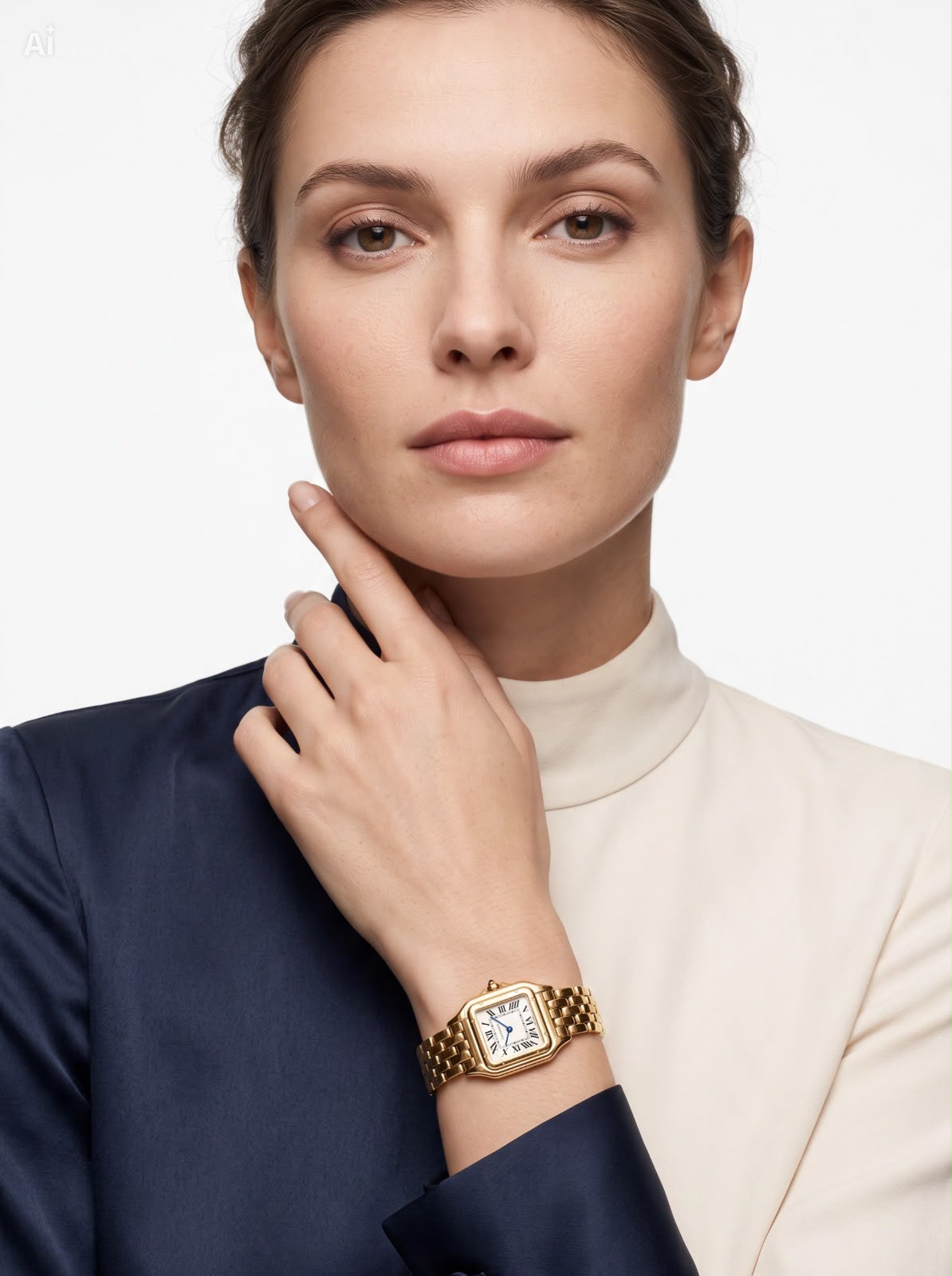 18K YELLOW GOLD PANTHERE DE CARTIER WATCH, MEDIUM MODEL