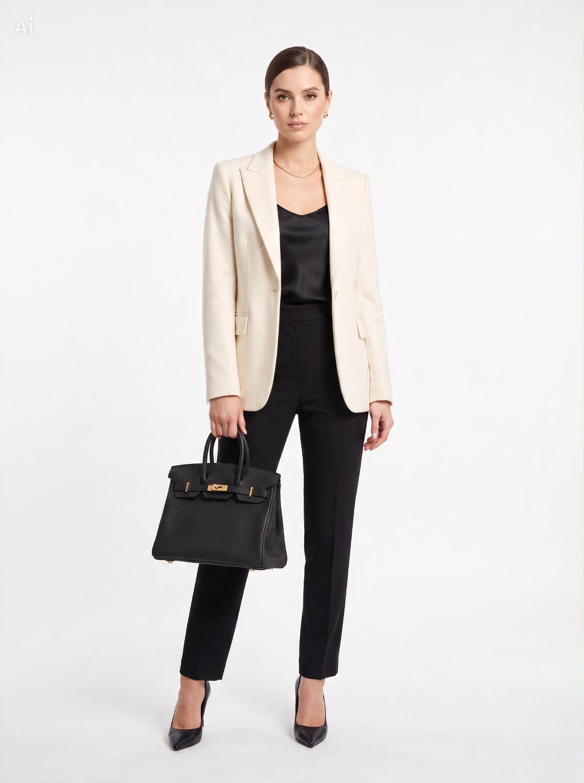 BLACK BIRKIN 25 TOGO LEATHER PERMABRASS HARDWARE