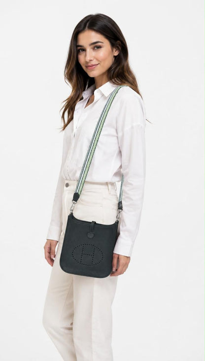 VERT MANGROVE CLEMENCE LEATHER EVELYNE II TPM BAG