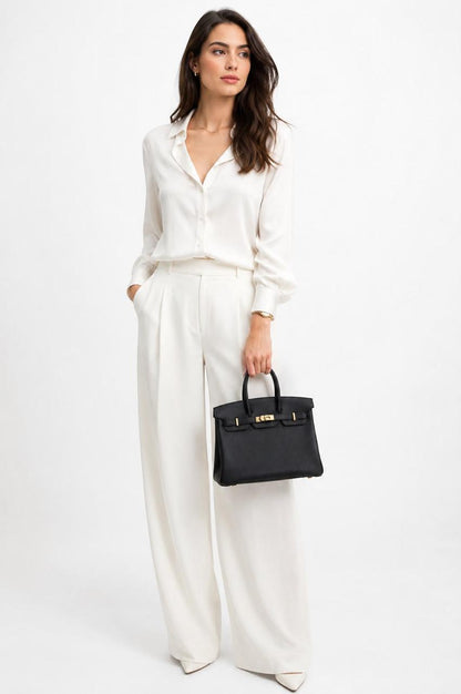 BLACK BIRKIN 25 TOGO LEATHER PERMABRASS HARDWARE