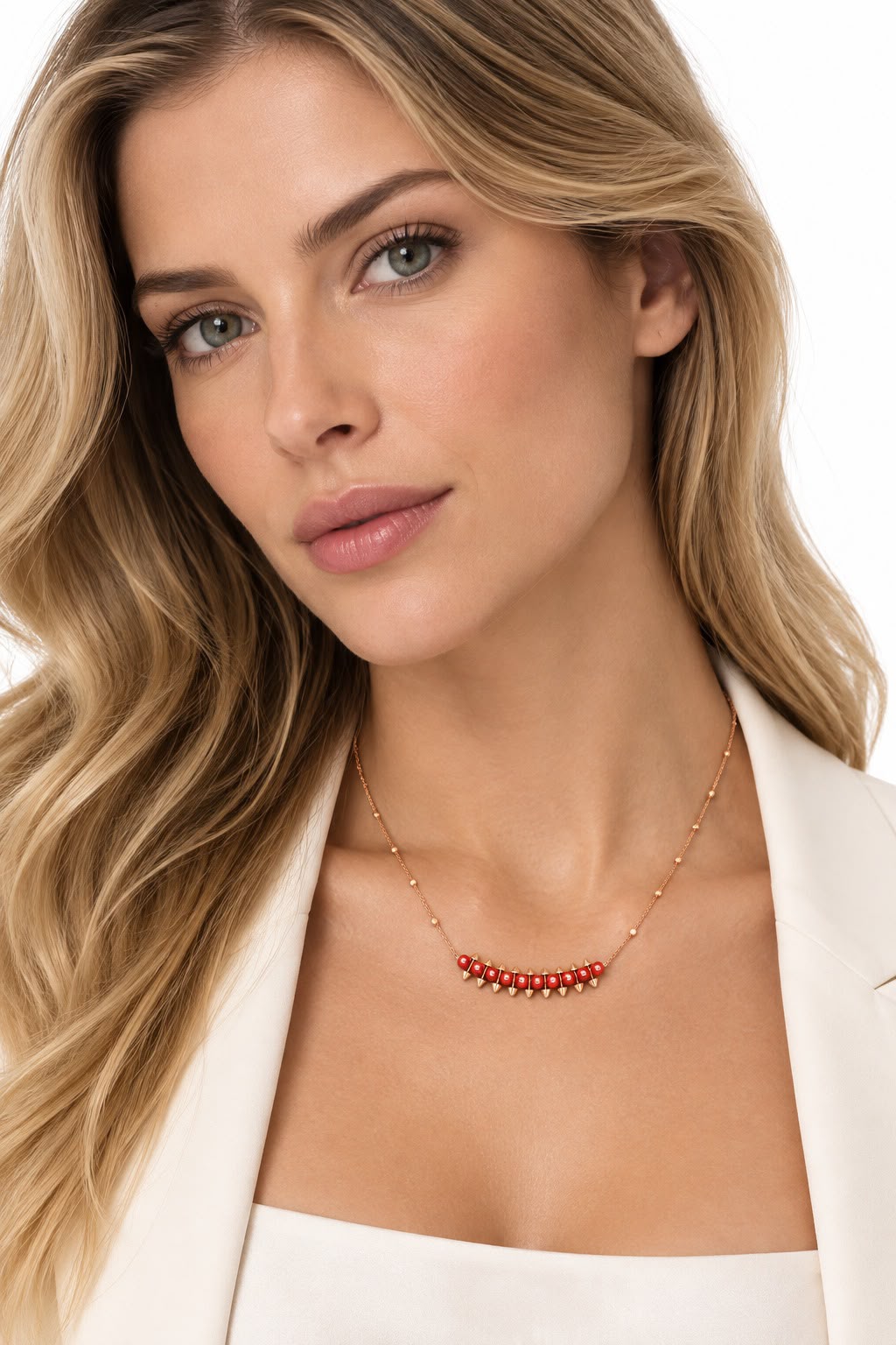 18K ROSE GOLD CLASH DE CARTIER PENDANT, AGATE