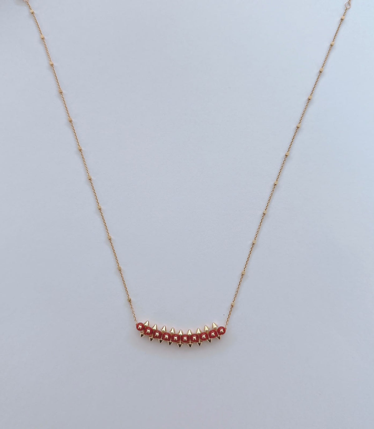 18K ROSE GOLD CLASH DE CARTIER PENDANT, AGATE