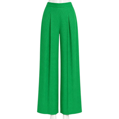 GREEN LOGO PATTERN PANTS XS