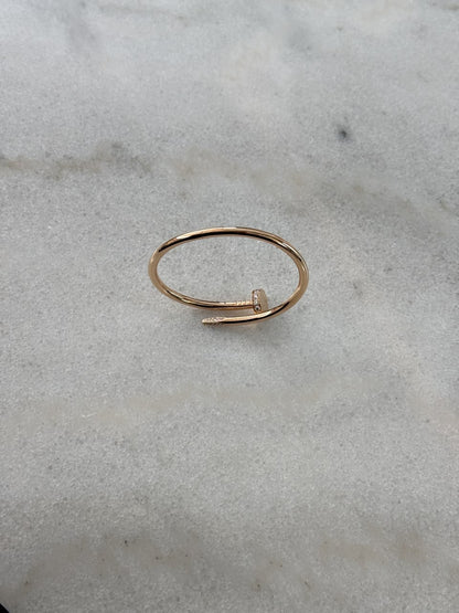 18K ROSE GOLD AND DIAMONDS JUSTE UN CLOU BRACELET, CLASSIC MODEL 15