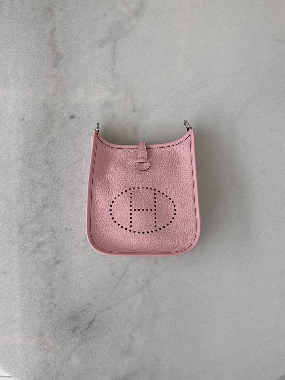 ROSE SAKURA MINI EVELYNE 16 CLEMENCE LEATHER PALLADIUM HARDWARE