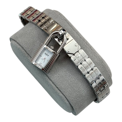 STEEL KELLY WATCH MINI MODEL, 16MM WITH BLACK BARENIA STRAP