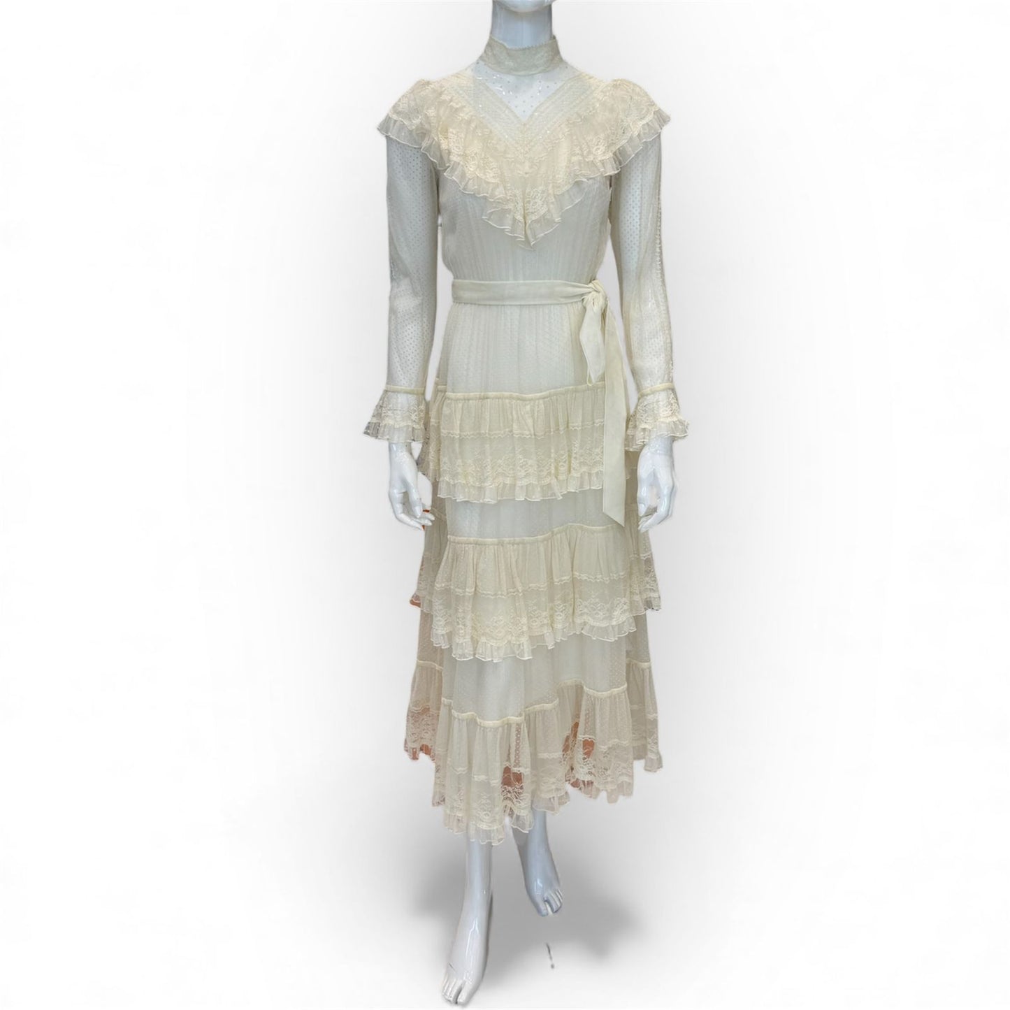 ZIMMERMANN SILK WHITE LAYER MIDI DRESS