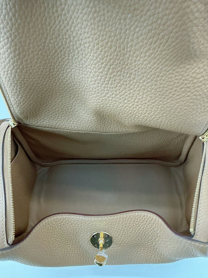 BISCUIT LINDY 26 CLEMENCE BULL CALFSKIN GOLD HARDWARE