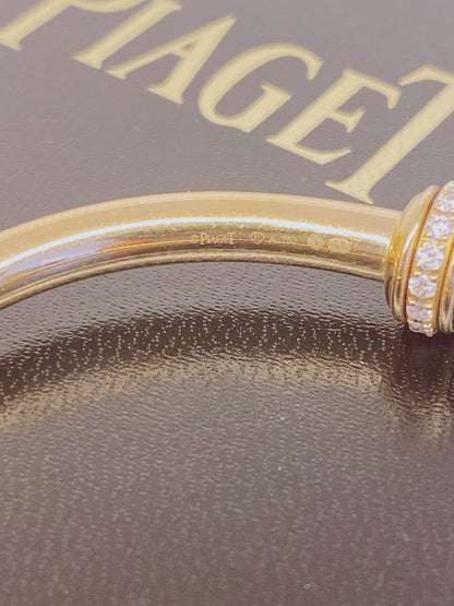 POSSESION DIAMOND ONYX 18K ROSE GOLD CUFF BRACELET