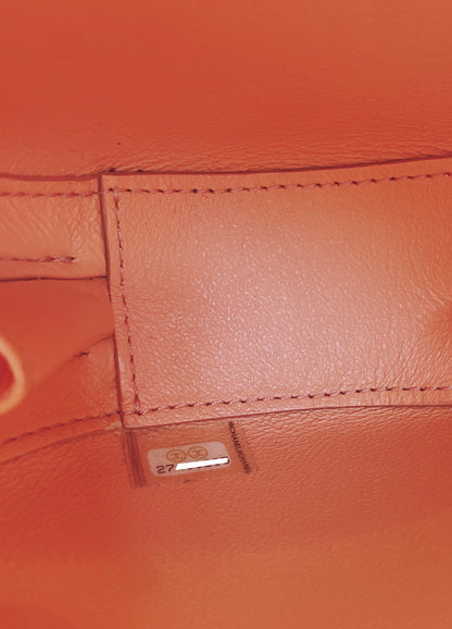 CC QUILTED LAMBSKIN ROUND CROSSBODY BAG