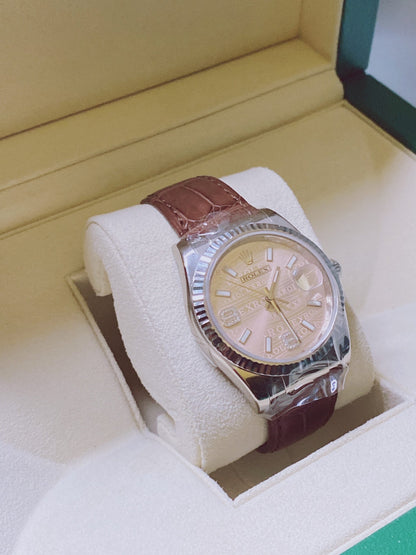 DATEJUST WHITE GOLD PINK DIAMOND DIAL 116139 WATCH 36MM