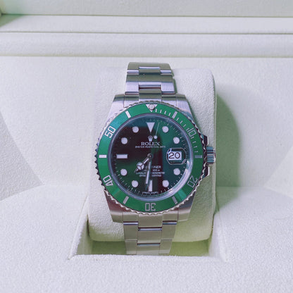 SUBMARINER DATE "HULK" 116610LV WATCH 40MM