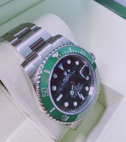 SUBMARINER DATE "HULK" 116610LV WATCH 40MM