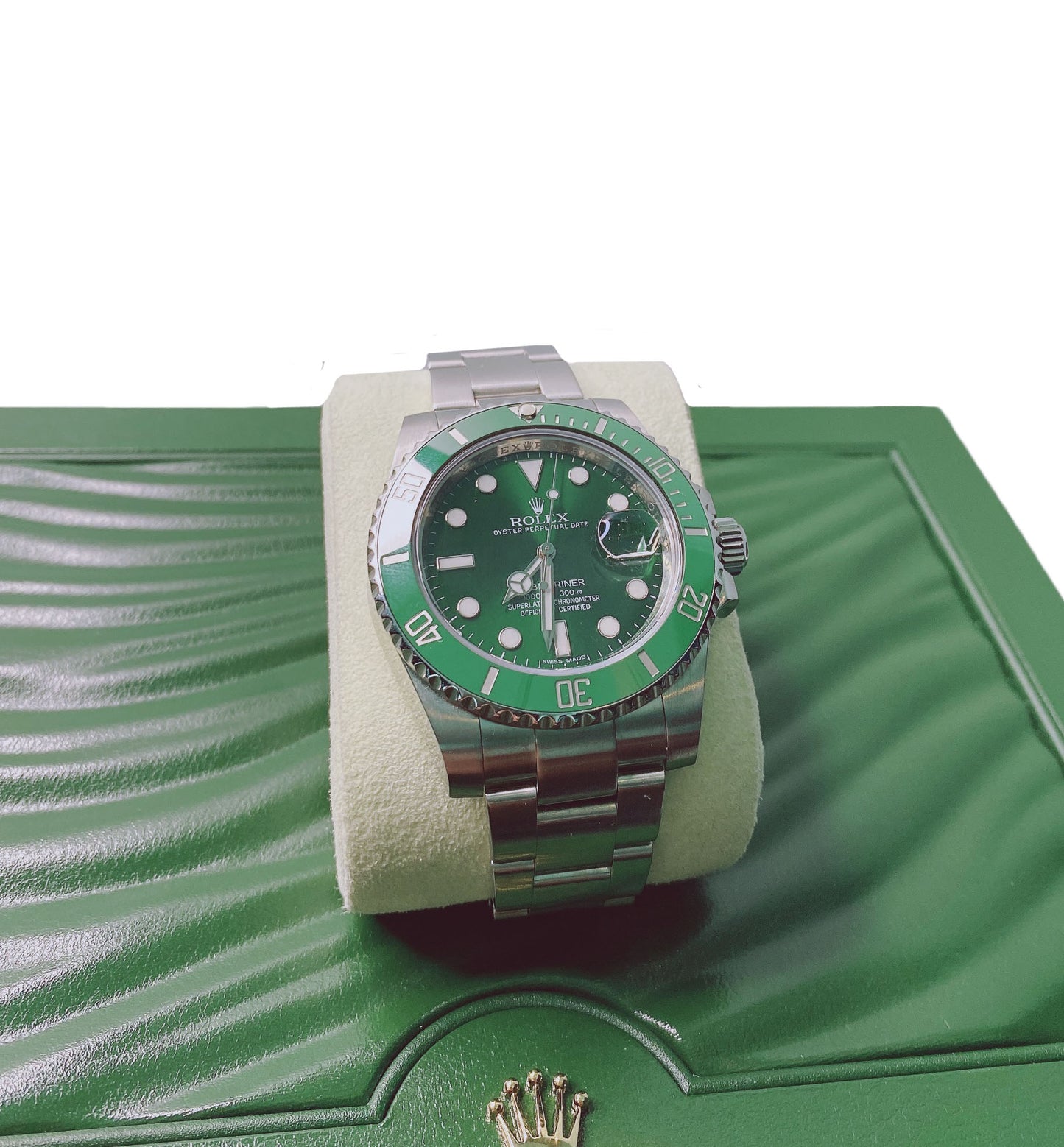 SUBMARINER DATE "HULK" 116610LV WATCH 40MM