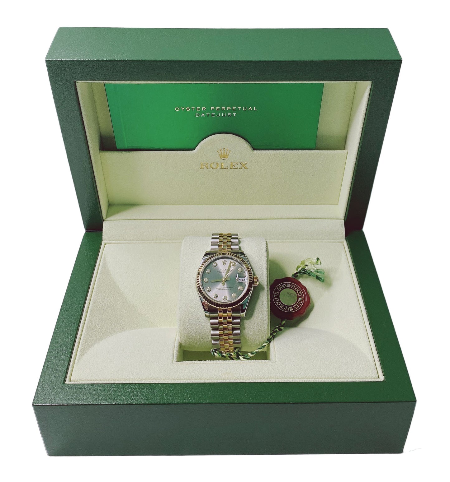 GOLD 18K YELLOW GOLD AND STAINLESS STEEL DATEJUST 31MM WATCH