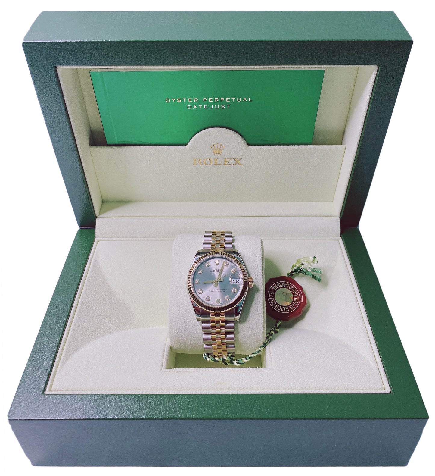 GOLD 18K YELLOW GOLD AND STAINLESS STEEL DATEJUST 31MM WATCH