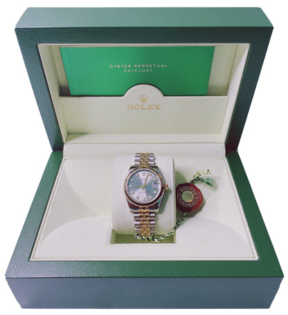 GOLD 18K YELLOW GOLD AND STAINLESS STEEL DATEJUST 31MM WATCH