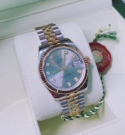 GOLD 18K YELLOW GOLD AND STAINLESS STEEL DATEJUST 31MM WATCH