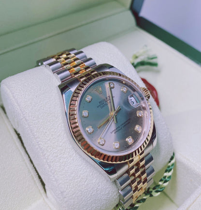 GOLD 18K YELLOW GOLD AND STAINLESS STEEL DATEJUST 31MM WATCH