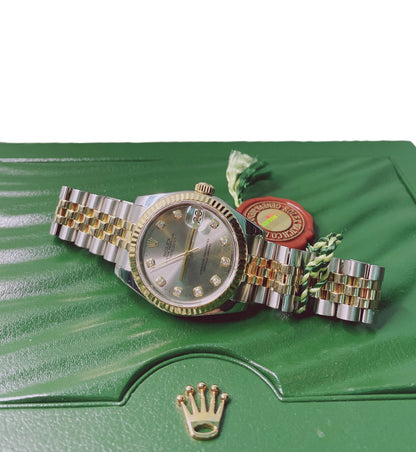 GOLD 18K YELLOW GOLD AND STAINLESS STEEL DATEJUST 31MM WATCH