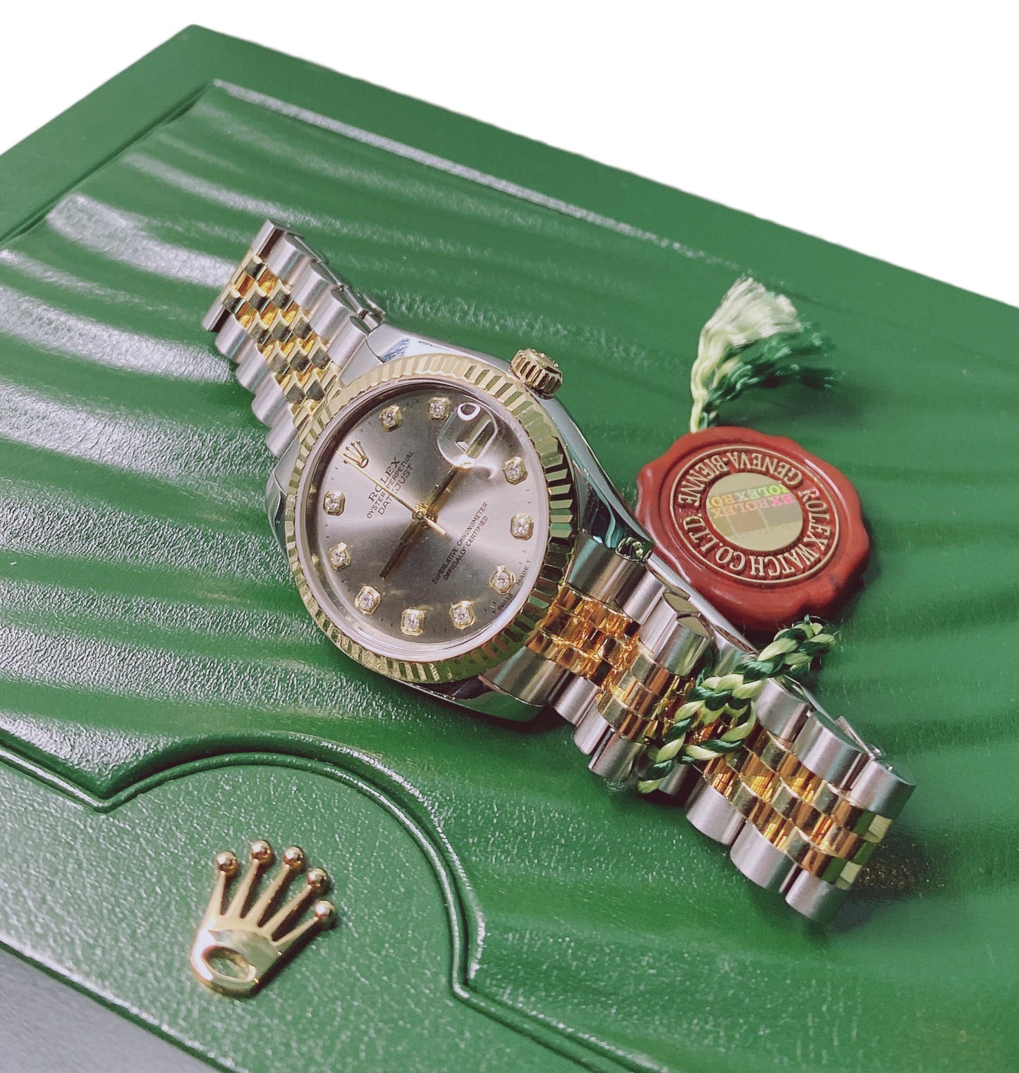 GOLD 18K YELLOW GOLD AND STAINLESS STEEL DATEJUST 31MM WATCH