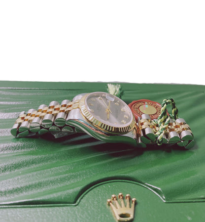 GOLD 18K YELLOW GOLD AND STAINLESS STEEL DATEJUST 31MM WATCH