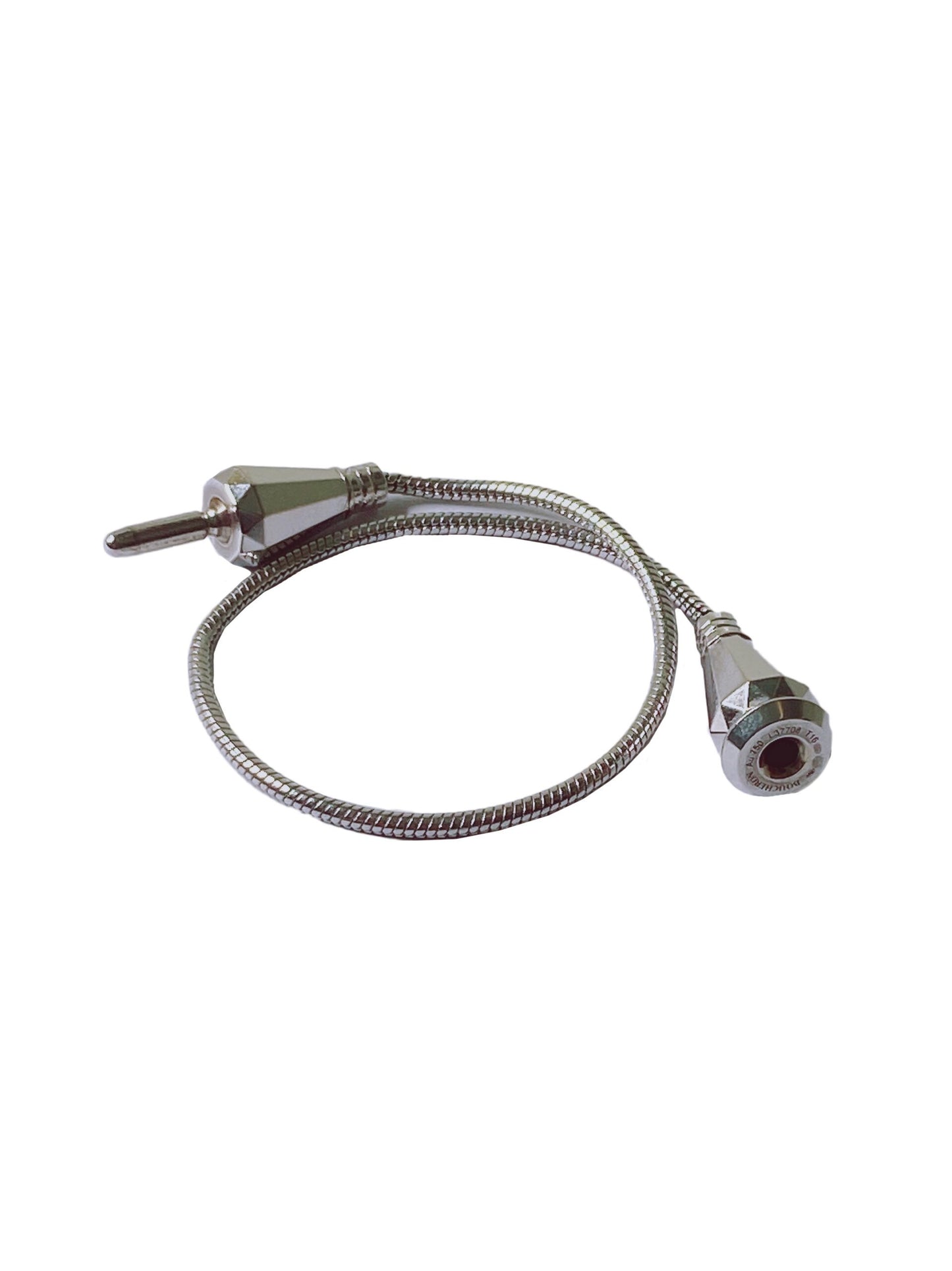 18K WHITE GOLD SINGLE WRAP BRACELET