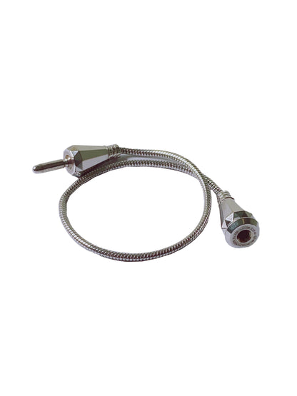 18K WHITE GOLD SINGLE WRAP BRACELET