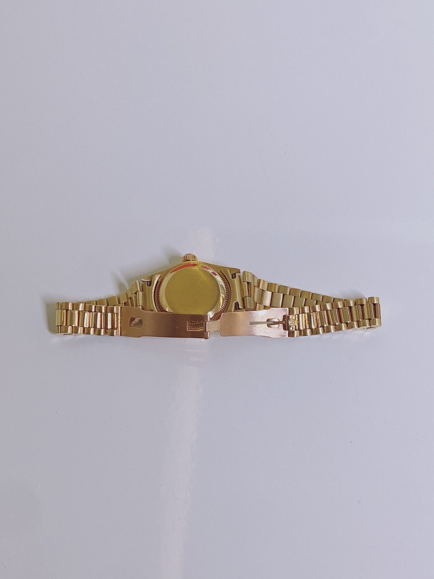 DATEJUST GREEN DIAMOND DIAL 18K YELLOW GOLD FLUTED BEZEL 26MM PRESIDENT WATCH
