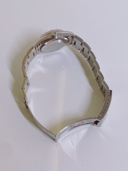 DATEJUST SILVER DIAMOND DIAL STEEL 30MM WATCH