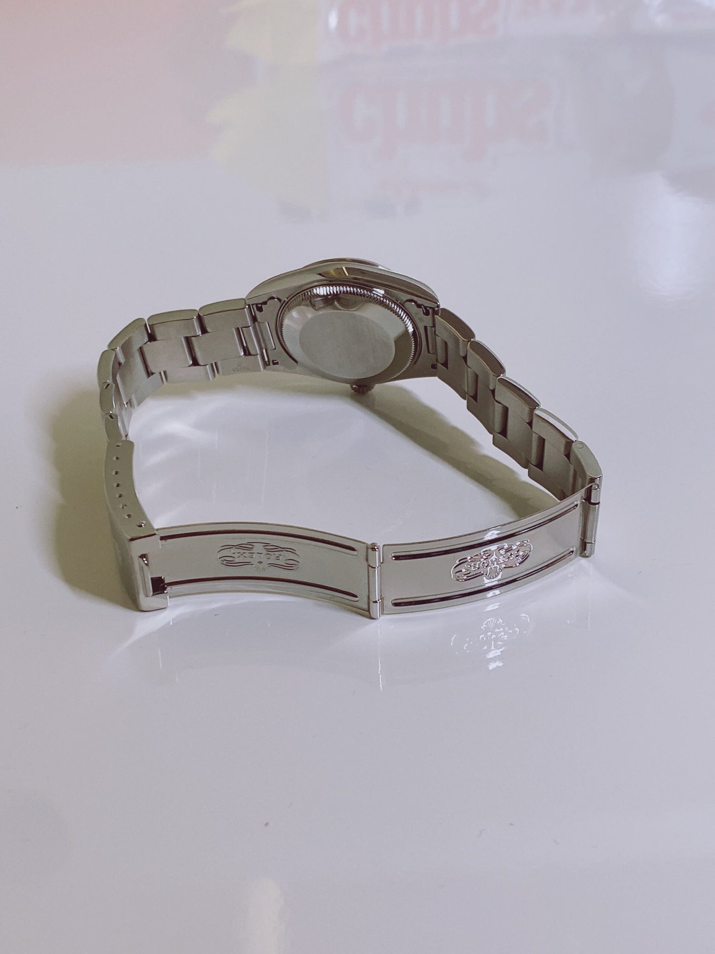 DATEJUST SILVER DIAMOND DIAL STEEL 30MM WATCH