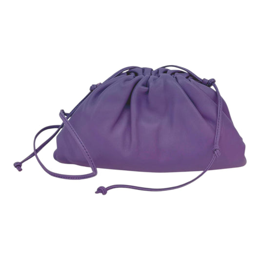 PURPLE CALFSKIN THE MINI POUCH