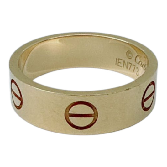 YELLOW GOLD CLASSIC MODEL LOVE RING 53