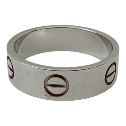 WHITE GOLD CLASSIC MODEL LOVE RING 54