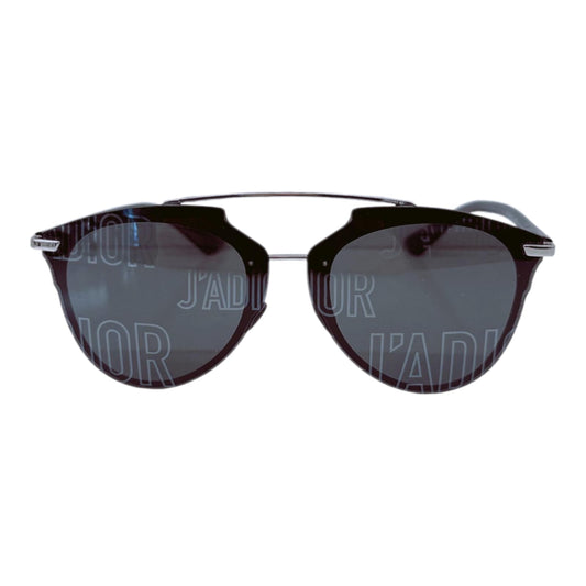 GREY METAL REFLECTED J'ADIOR SUNGLASSES